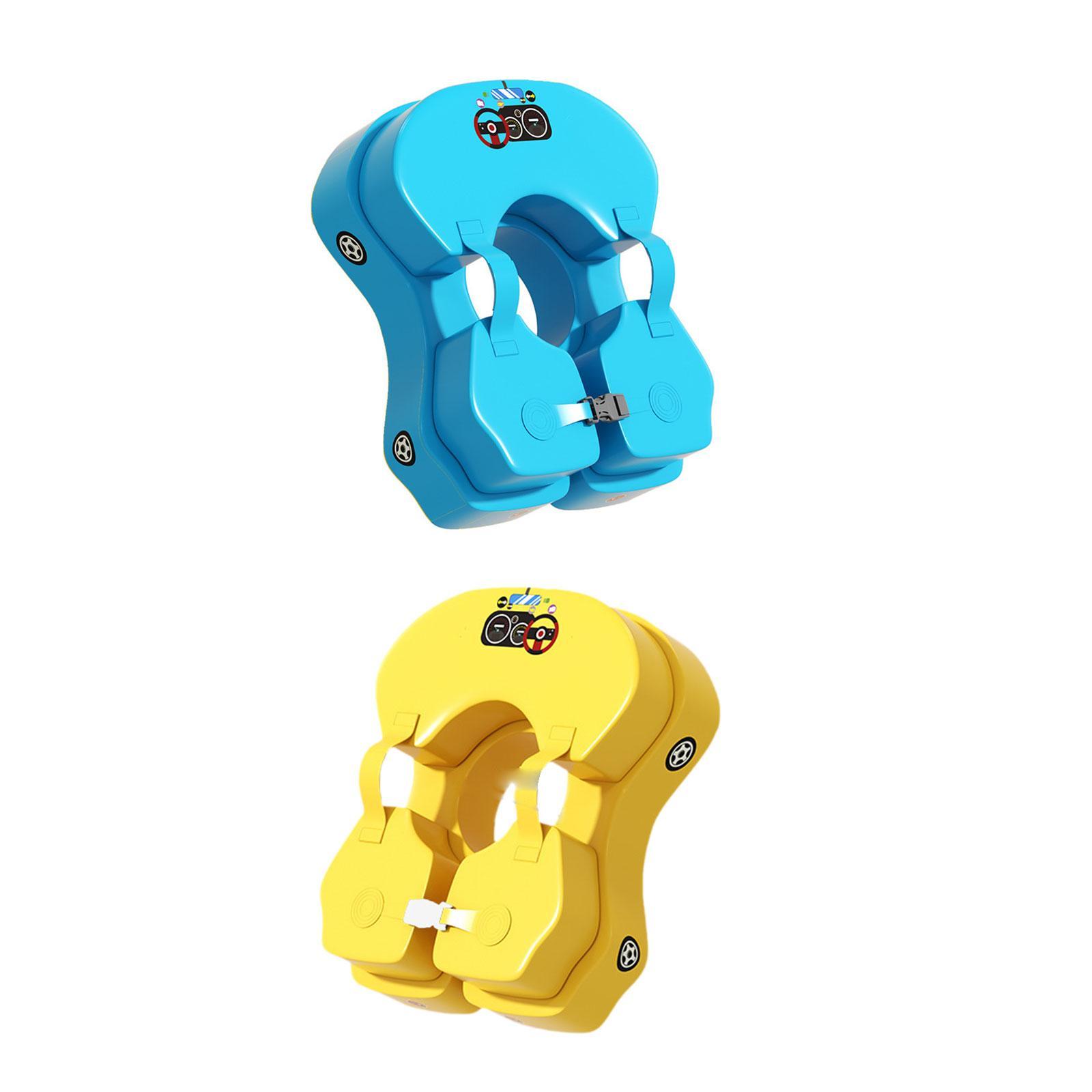 Pool Float Ring Inflatable - 非膨張式幼児用プールフロート、6～36ヶ月向け、脇の下にフィットするリング、調節可能なソフトな軽量子供用スイミングリング