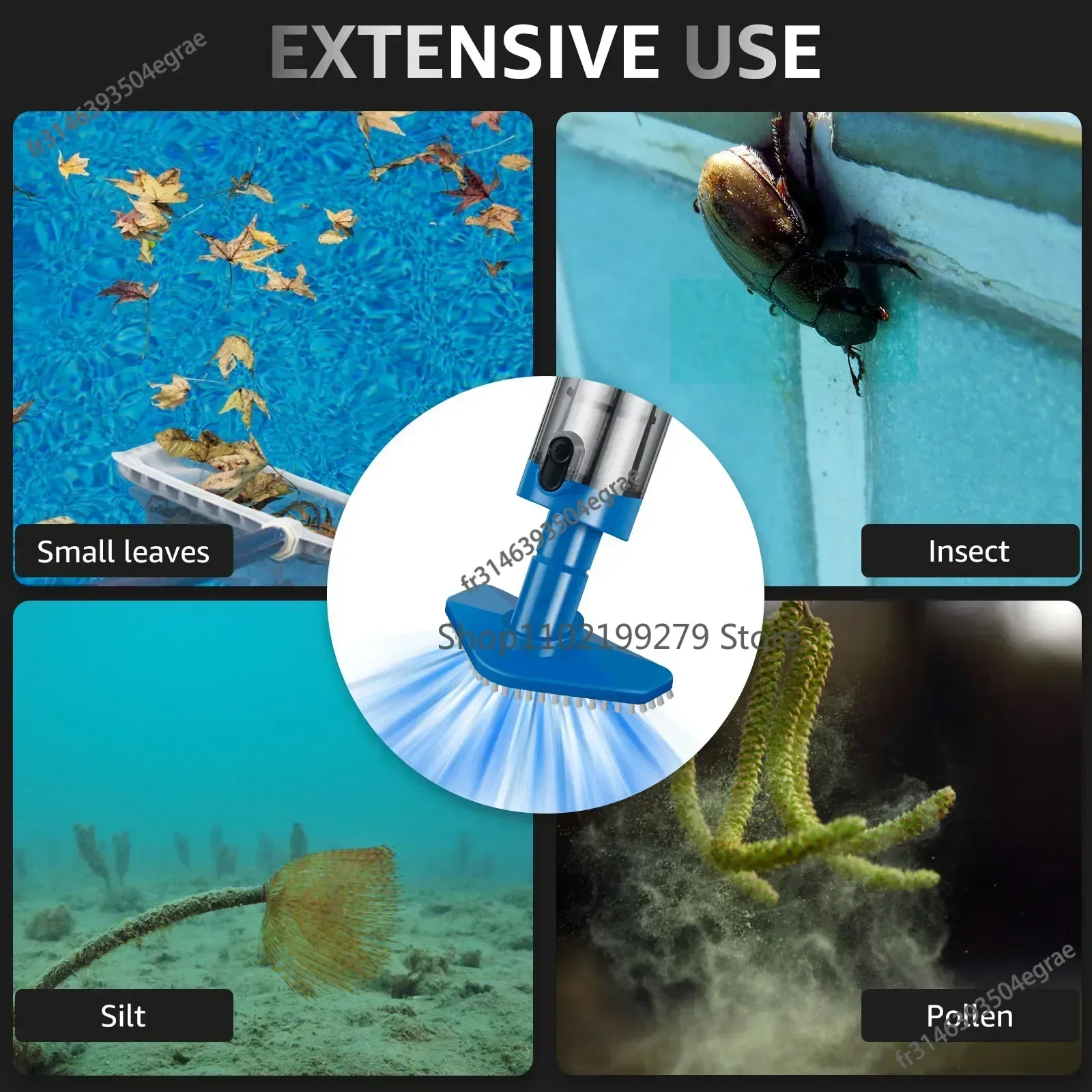 充電式ポータブルハンドヘルドプール掃除機、コードレスクリーナ - Pool Vacuum Manual のレビューと価格