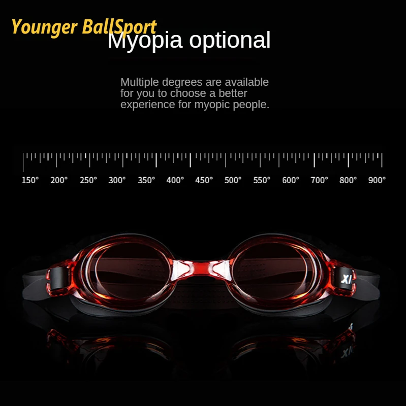 近視水泳ゴーグル女性用水泳キャップ水泳メガネ防曇 UV 防水 - Swim Goggles Anti Fog Uv のレビューと価格