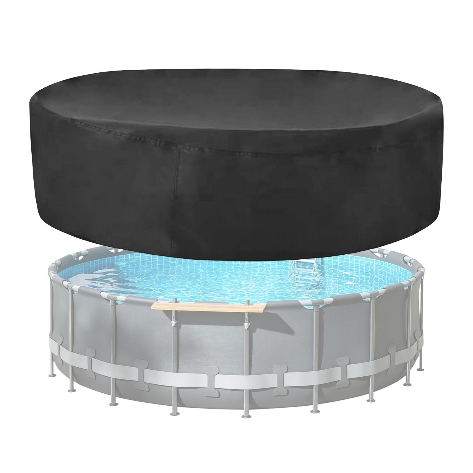 ラウンド地上プールカバー防水防塵耐引裂性タープUV安定化ドロ - Pool Ladder Above Ground のレビューと価格