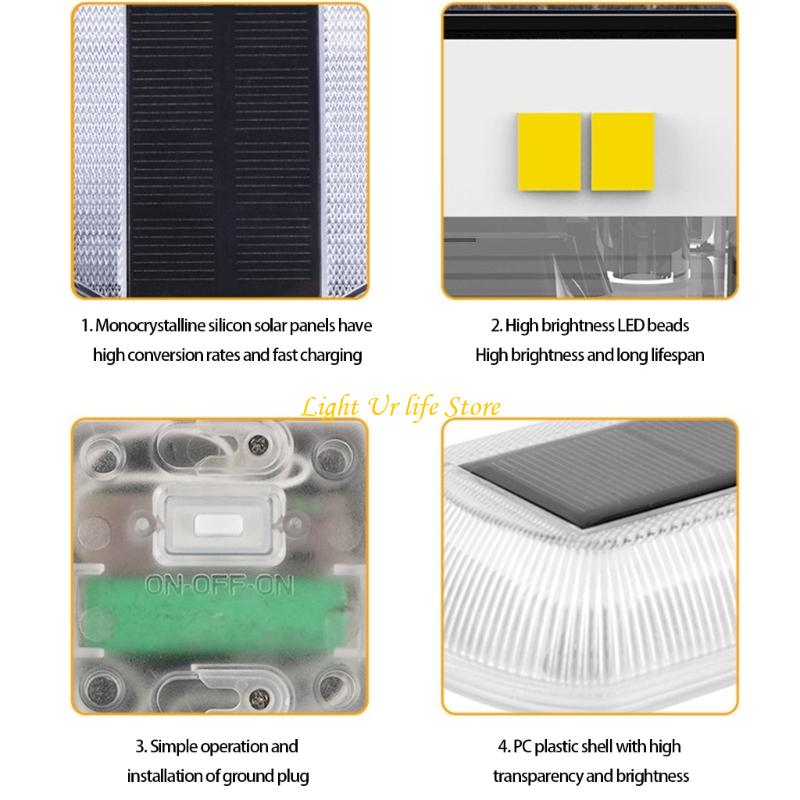 63HA ソーラー推進グラウンドライト不浸透性屋外 LED  - Pool Light Solar Rechargeable のレビューと価格