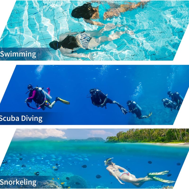 プロ仕様フリーダイビングギア高性能シュノーケルチューブ快適ダ - Snorkel Mask Full Face のレビューと価格