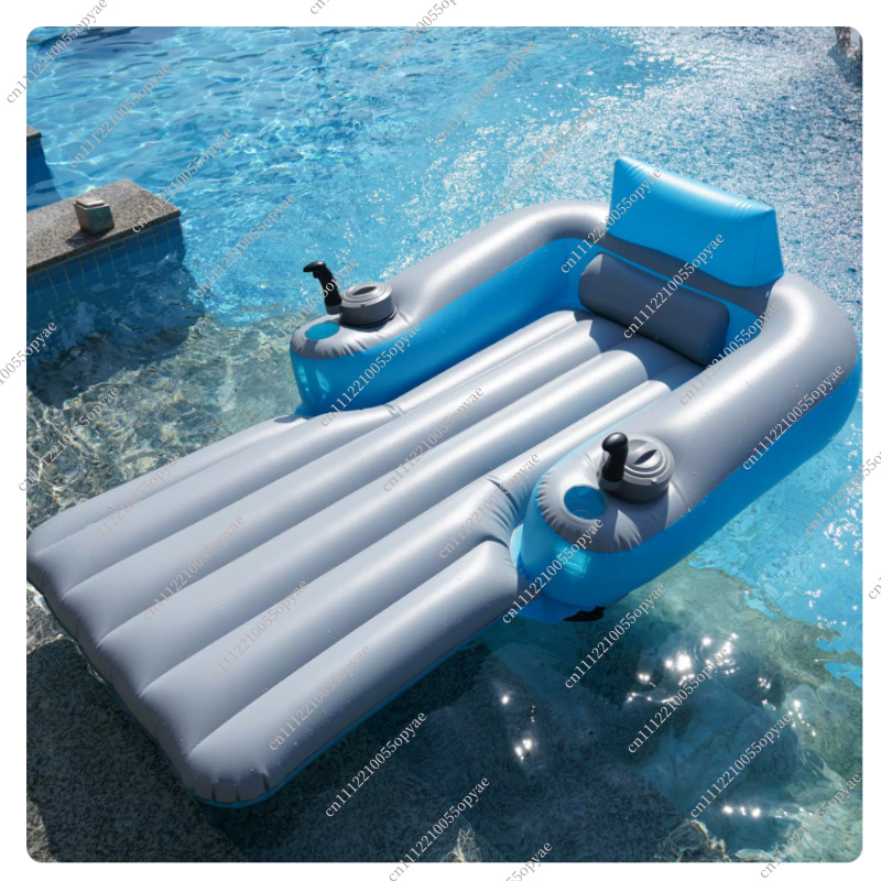 電動インフレータブルウォーターラウンジャー、デュアルモーター - Pool Lounger Inflatable のレビューと価格