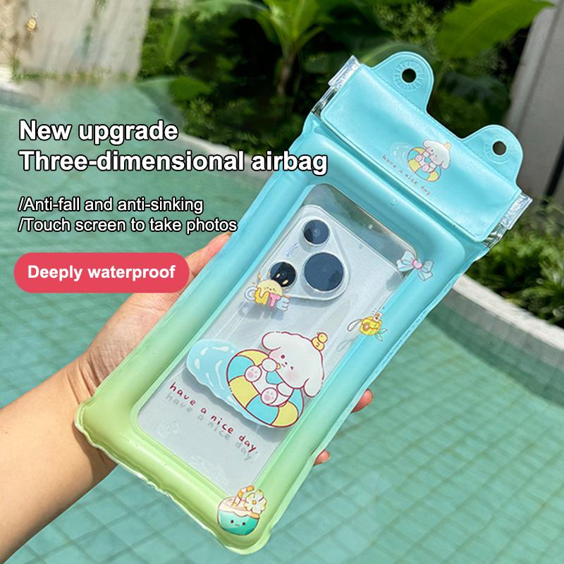 フローティングエアクッション電話バッグ漫画防水ケースポーチカ - Pool Cover Waterproof のレビューと価格