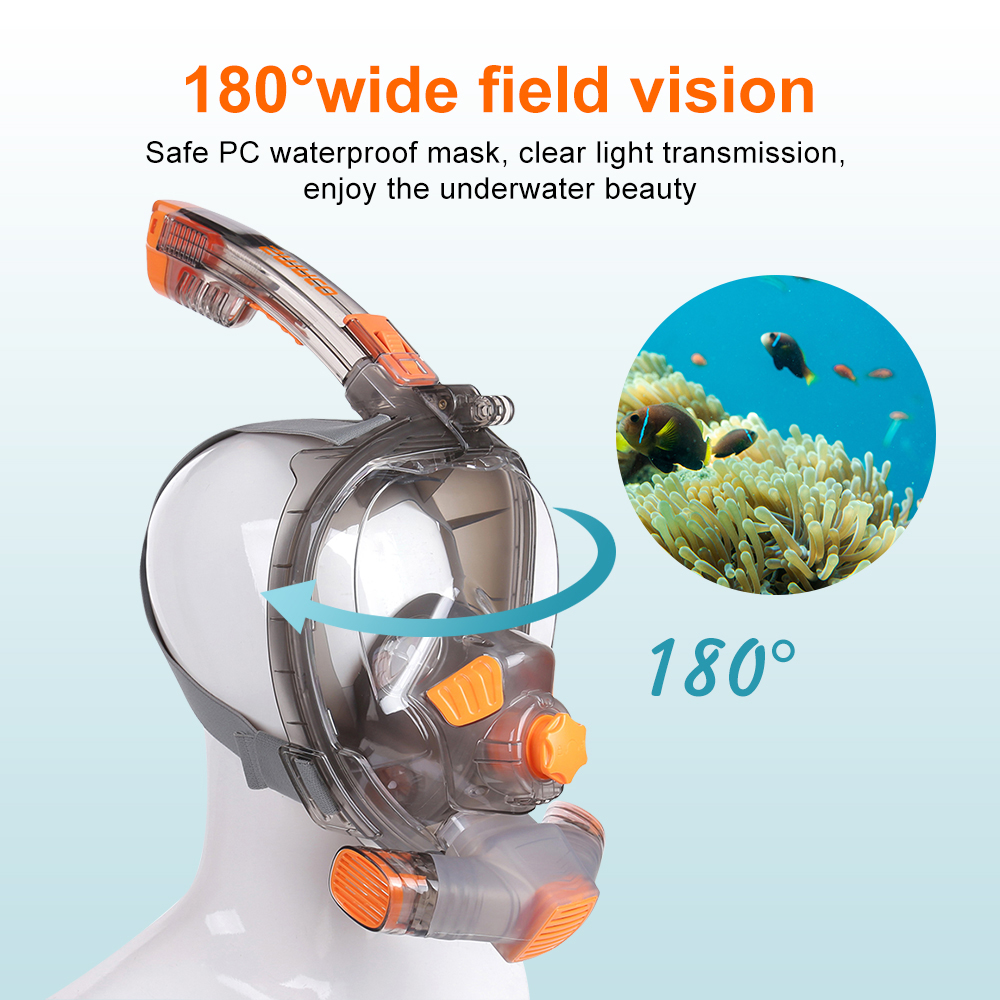 Smaco-大人用フルフェイススキューバダイビングマスク、防 - Snorkel Mask Full Face のレビューと価格