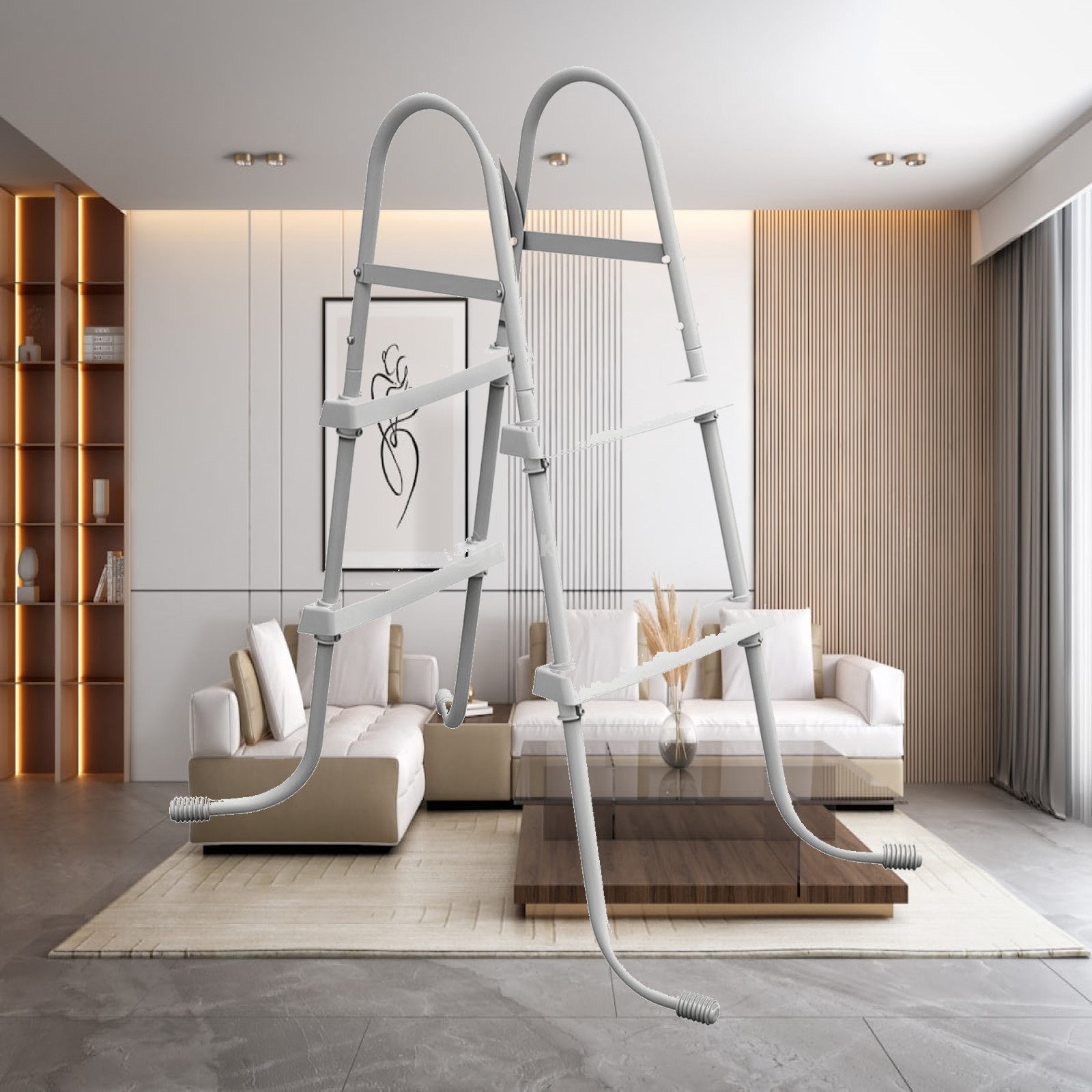 A字型プールラダー、安定した地上設置型プールラダー、耐久性が - Pool Ladder Above Ground のレビューと価格