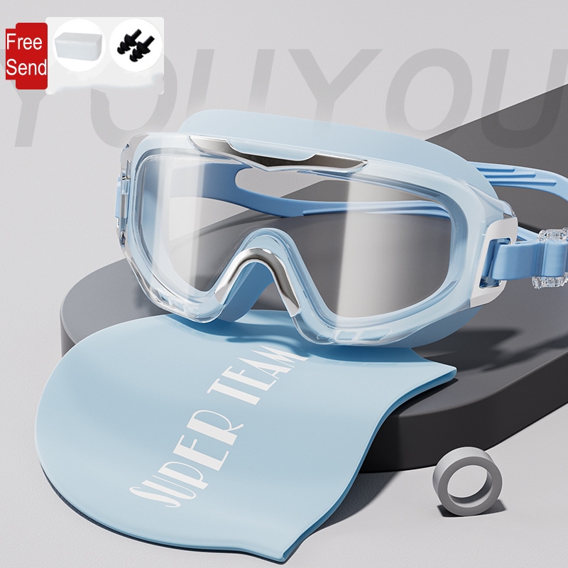 男性女性防曇 UV 保護ビッグフレーム調整可能なプロフェッシ - Swim Goggles Anti Fog Uv のレビューと価格